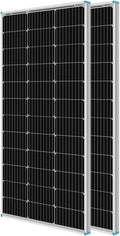 100 Watt 12 Volt Monocrystalline Solar Panels 2-Pack A50934