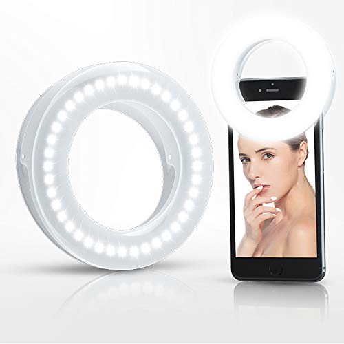 Rechargeable Clip-on Selfie Ring Light A93925