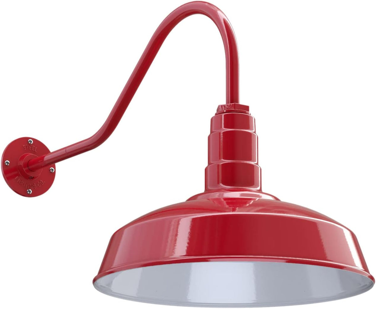 16 Dome Gooseneck Outdoor Wall Mounted Barn Light X26991