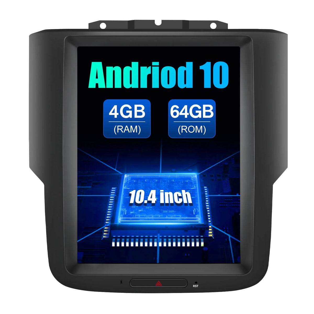 10.4 Inch Touchscreen Car Radio Stereo A6607