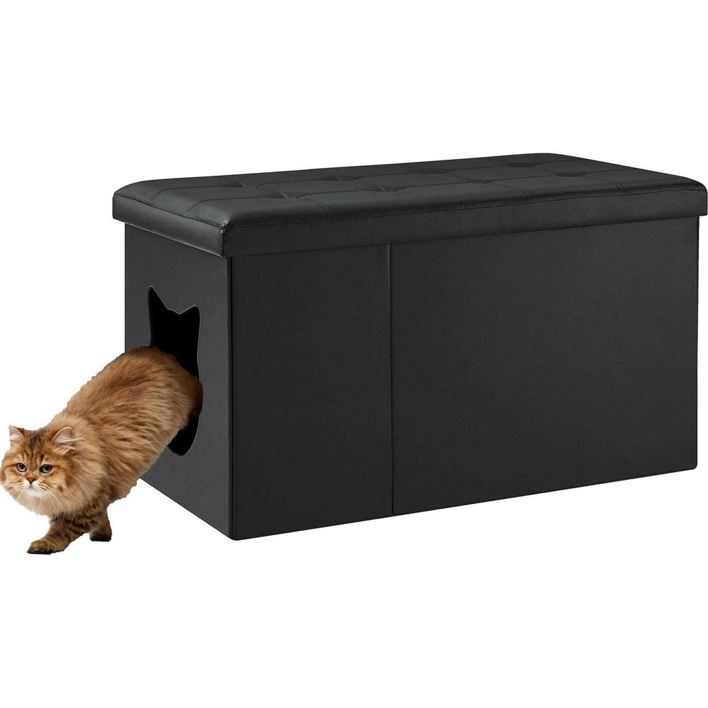 Cat Litter Box Enclosure Bench Ottoman B576877
