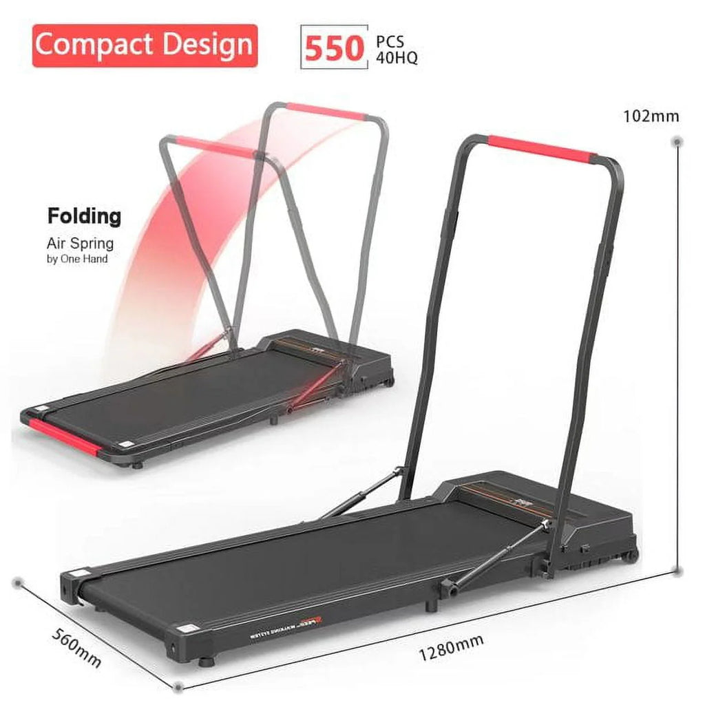2 in 1 Under Desk Treadmill with Remote Control M7778