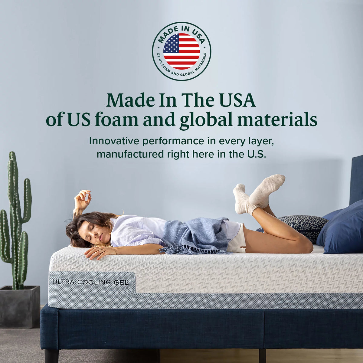 10 Cooling Gel Memory Foam Mattress Twin W61659