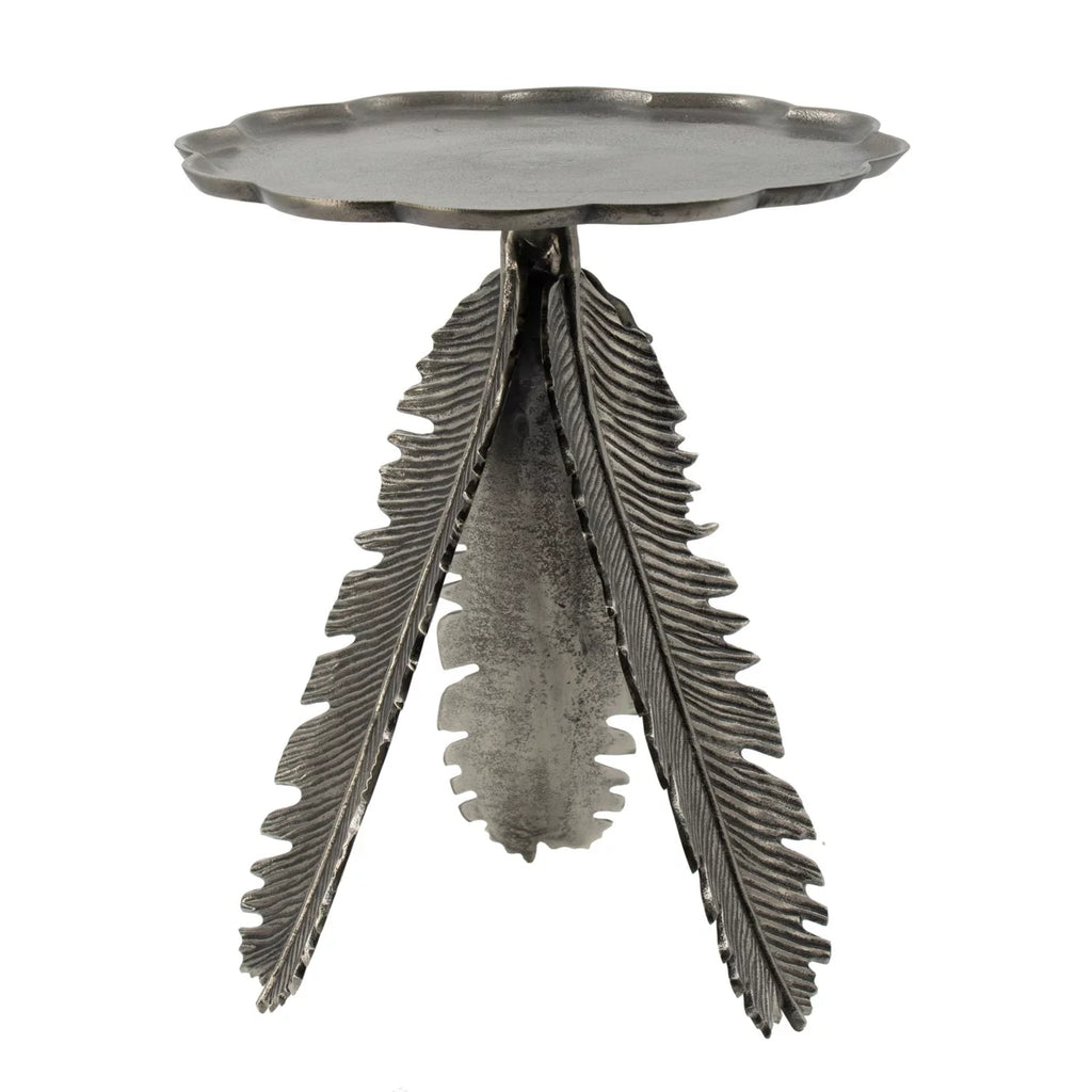 20 Inch Aluminum Accent Side Table U843833