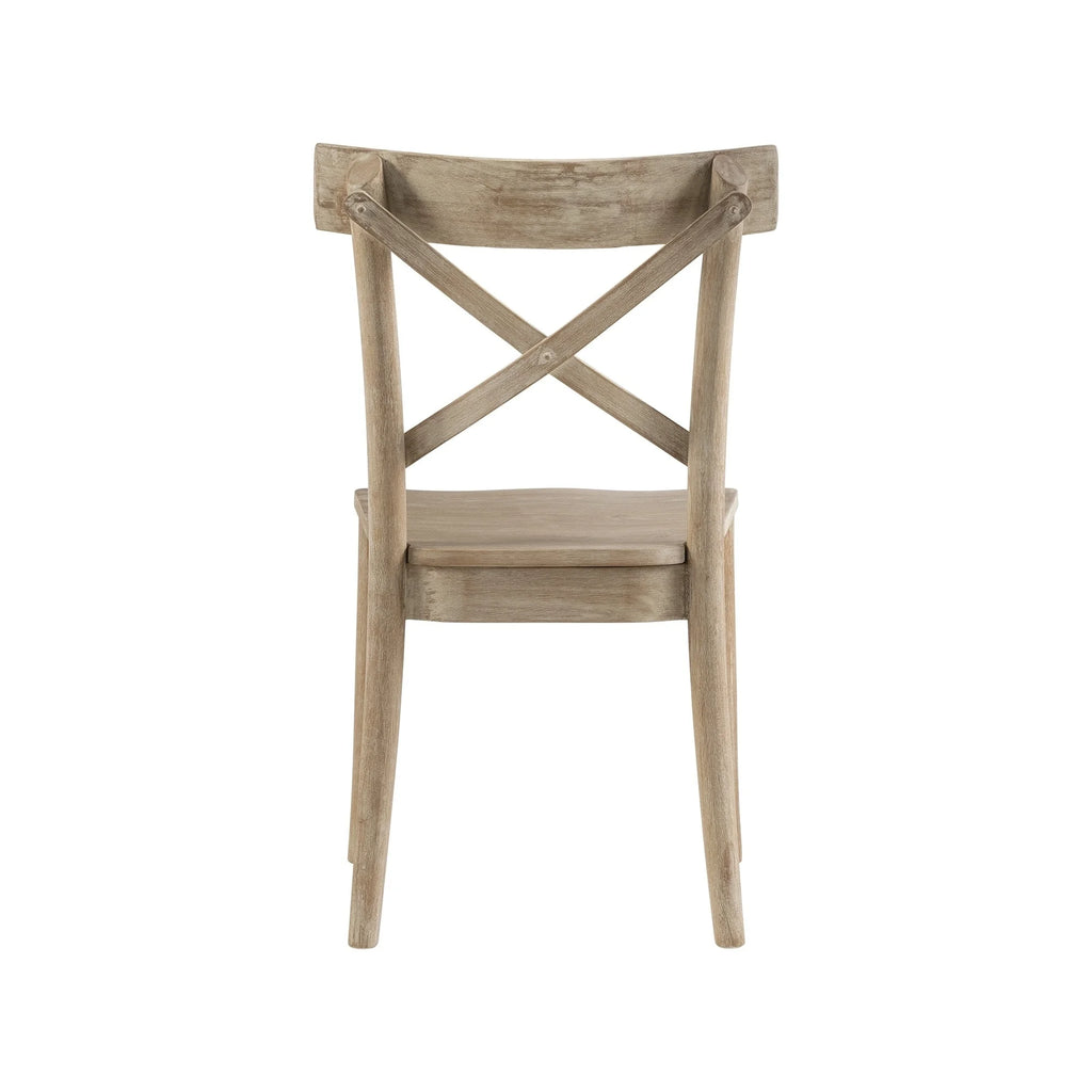 Wooden X-back Side Chair Set of 2 G23850