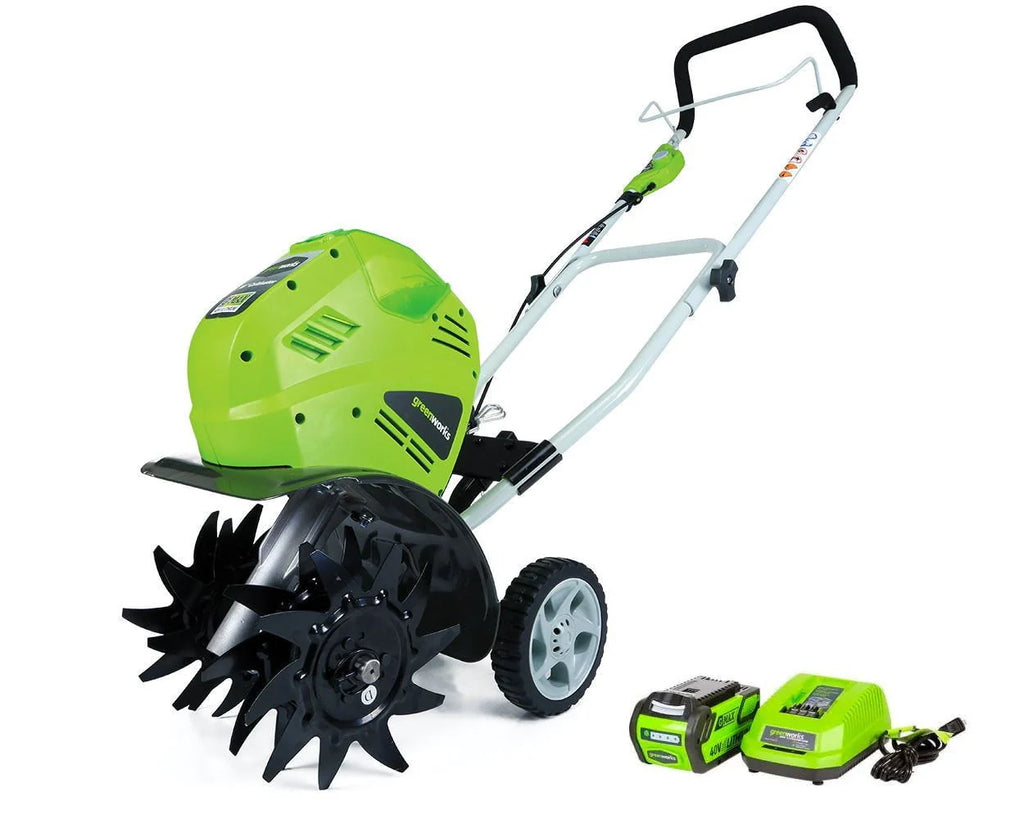 40V 10-inch Cordless Cultivator/Tiller with Battery and Charger B1661