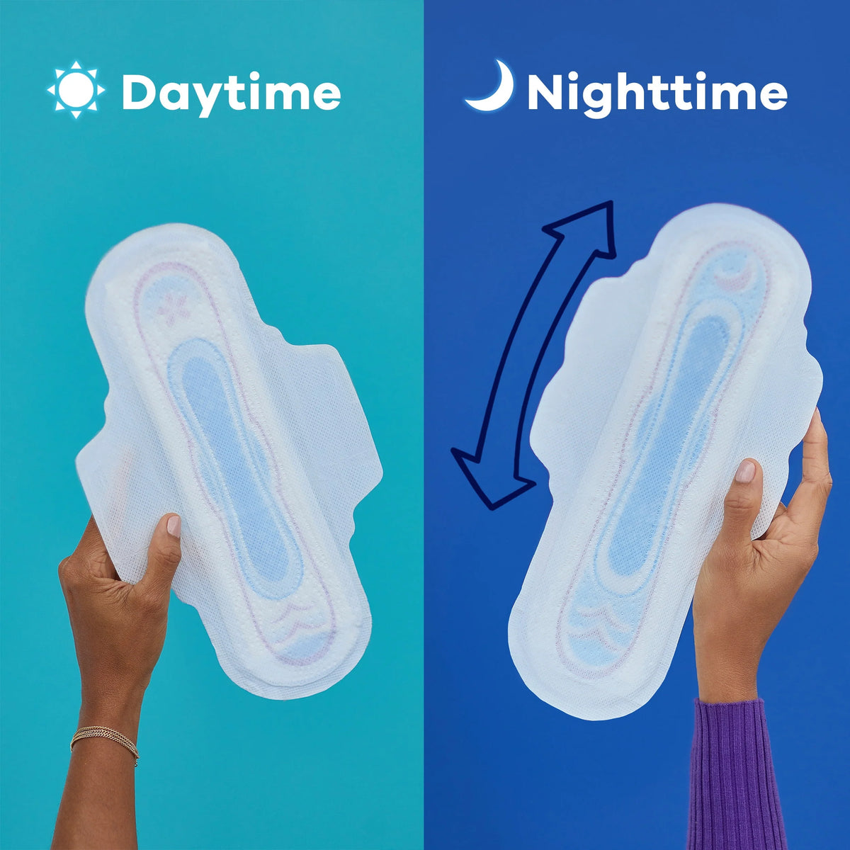 Ultra Thin Overnight Pads with Wings, Size 4, 36 Count C754