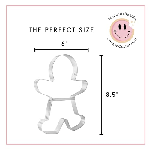 Extra Large Gingerbread Man Cookie Cutter 8.5 in G812