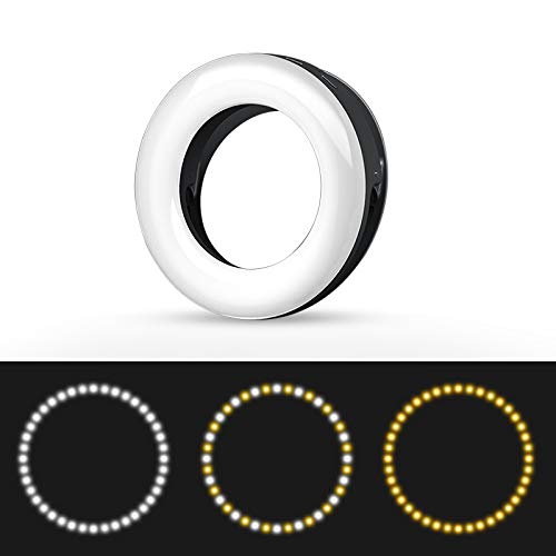 Rechargeable Clip-on Selfie Ring Light A93925