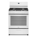 5-Burner Freestanding Gas Range in White T4562