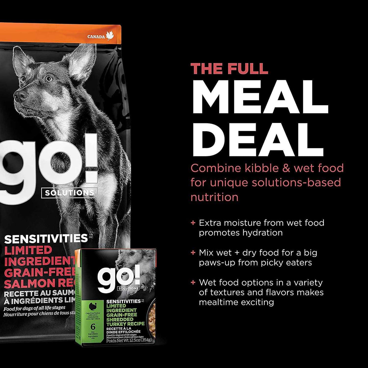 Grain Free Salmon Recipe Dry Dog Food W553912