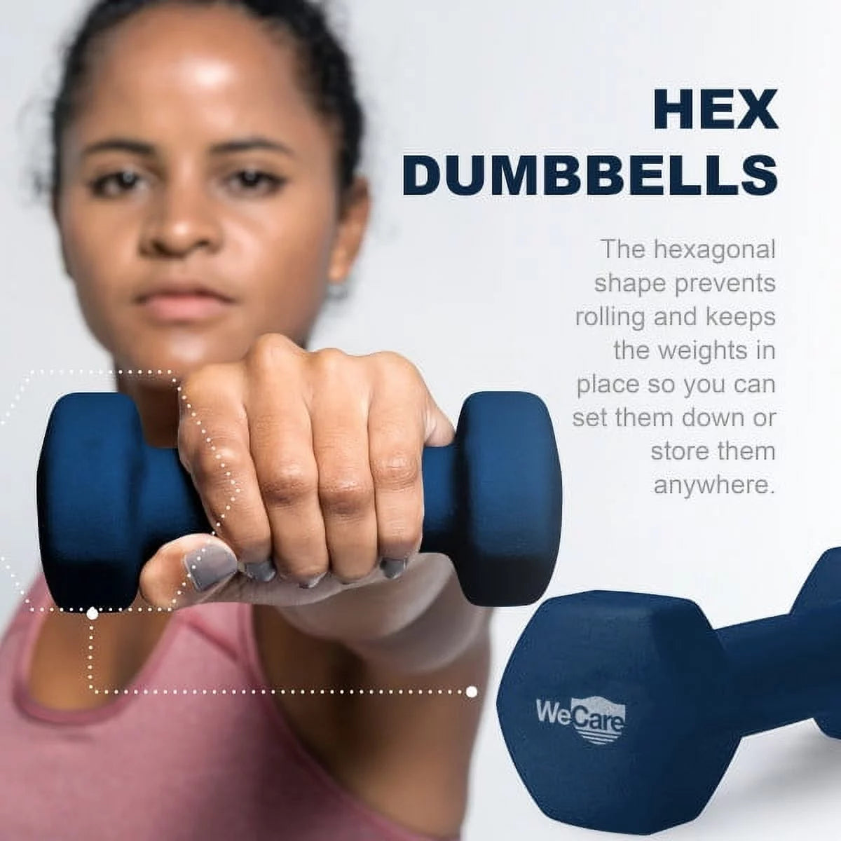 15lb Neoprene Dumbbell Pair Black X59765