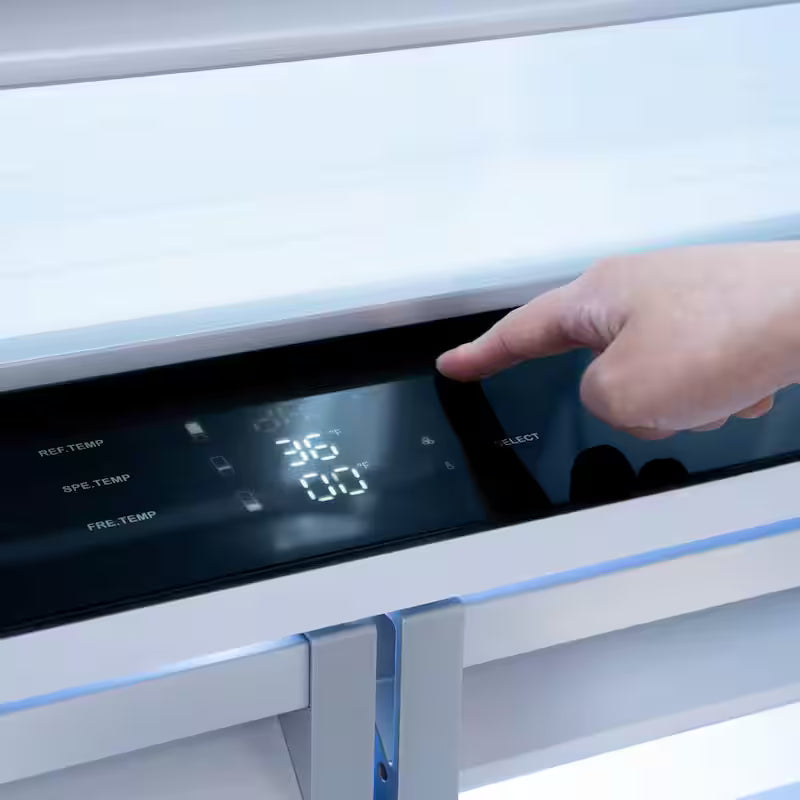 36 in. 3-Door French Door Refrigerator with Ice and Water Dispenser F96195