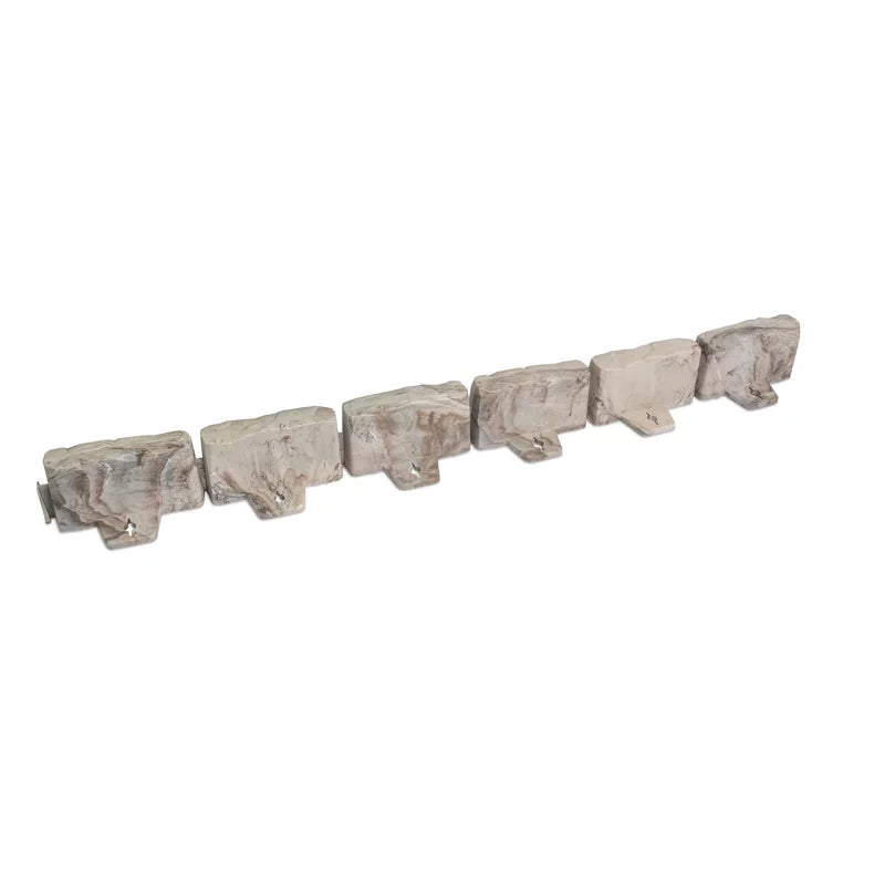 Brown Faux Stone Landscape Edging Kit D4497