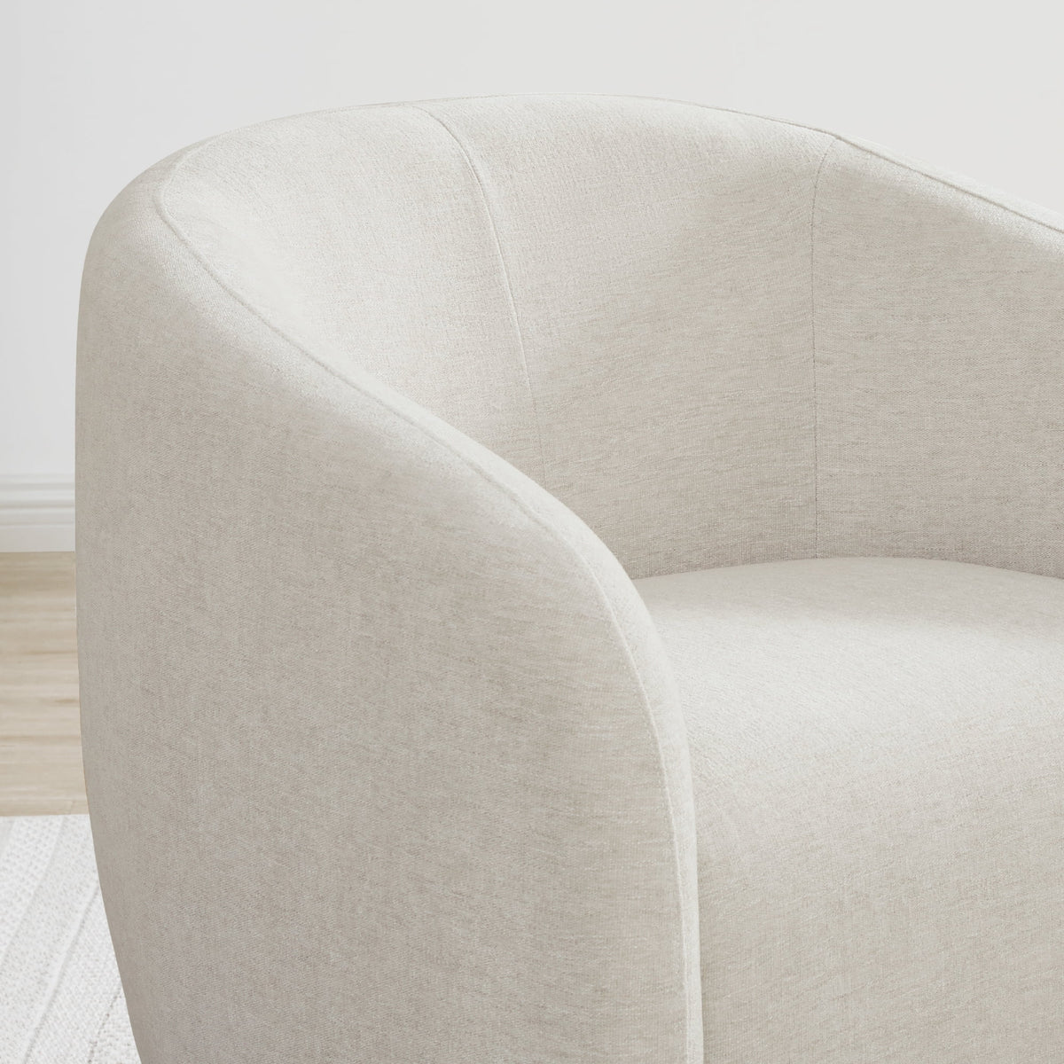 Swivel Upholstered Fabric Accent Chair O8291
