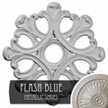 Angel Ceiling Medallion Hand-Painted Flash Blue K806