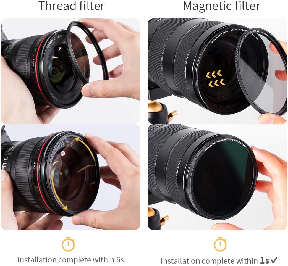 72mm Magnetic Lens Filter Kit with 4 in 1 Filter Pouch B936081