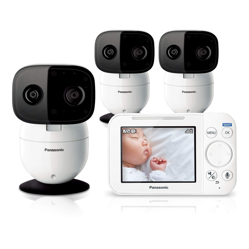 Baby Monitor with Camera and Audio, 3.5” Color Video, 2-Way Talk J325
