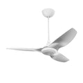 52 Ceiling Fan with Brushed Aluminum Blades and White Finish Y366547