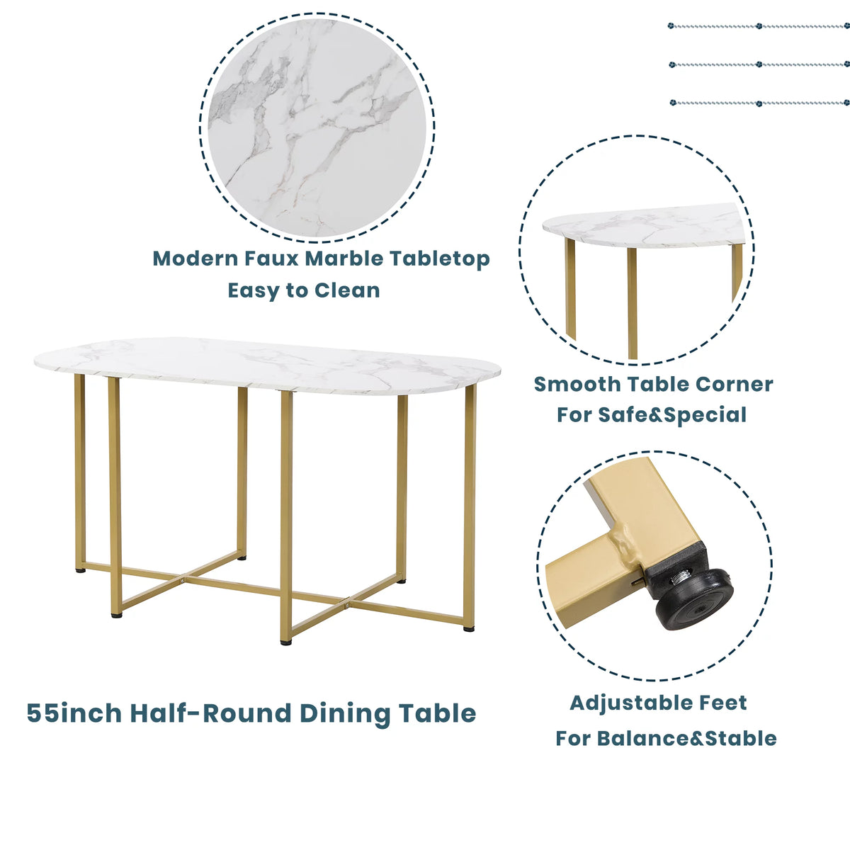 7 Piece Dining Table and Chairs Set Z20048