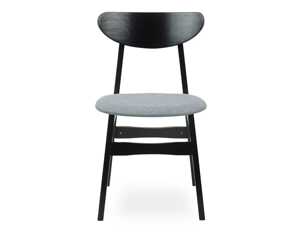 Set of 5 Solid Wood Dining Table and 4 Padded Seat Chairs Z8104