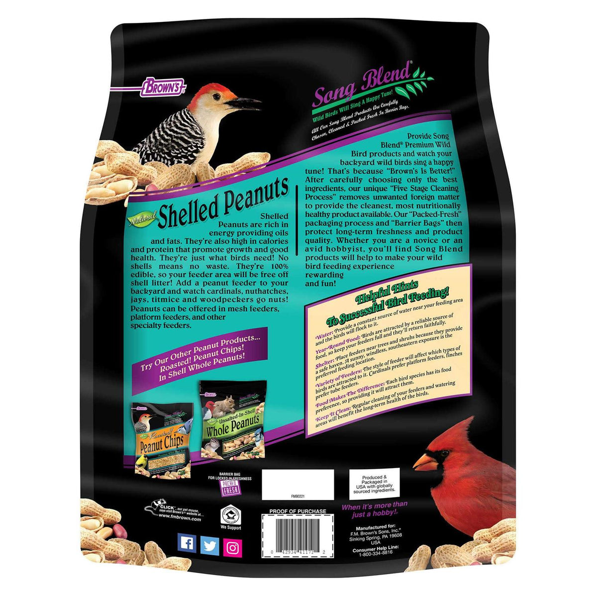 Natural Shelled Peanuts W229338