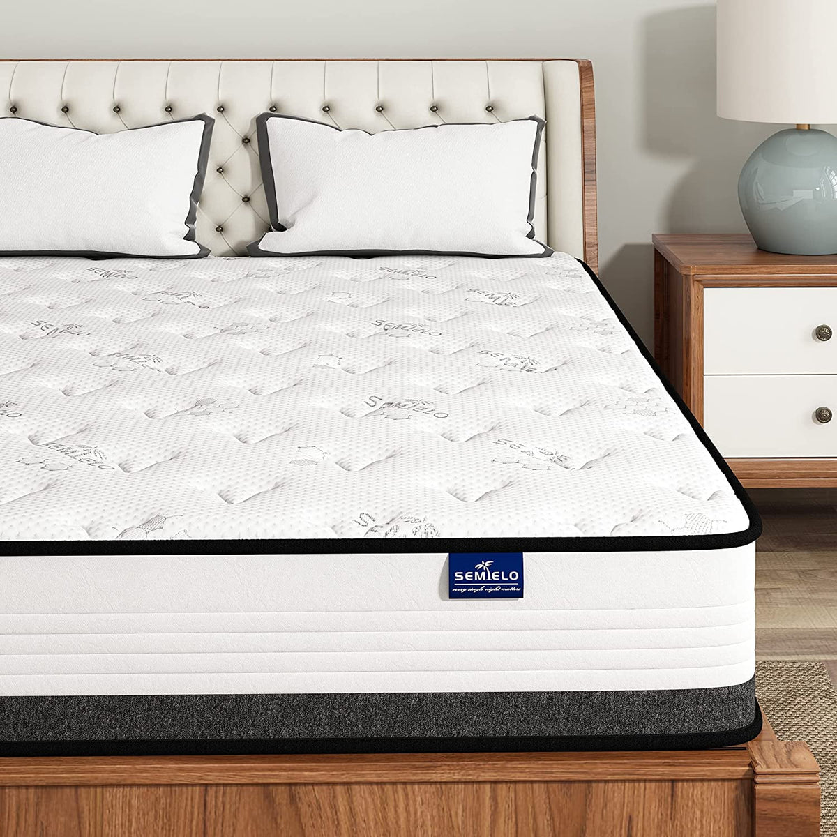 10 Inch Twin Medium Firm Memory Foam Hybrid Mattress K420313