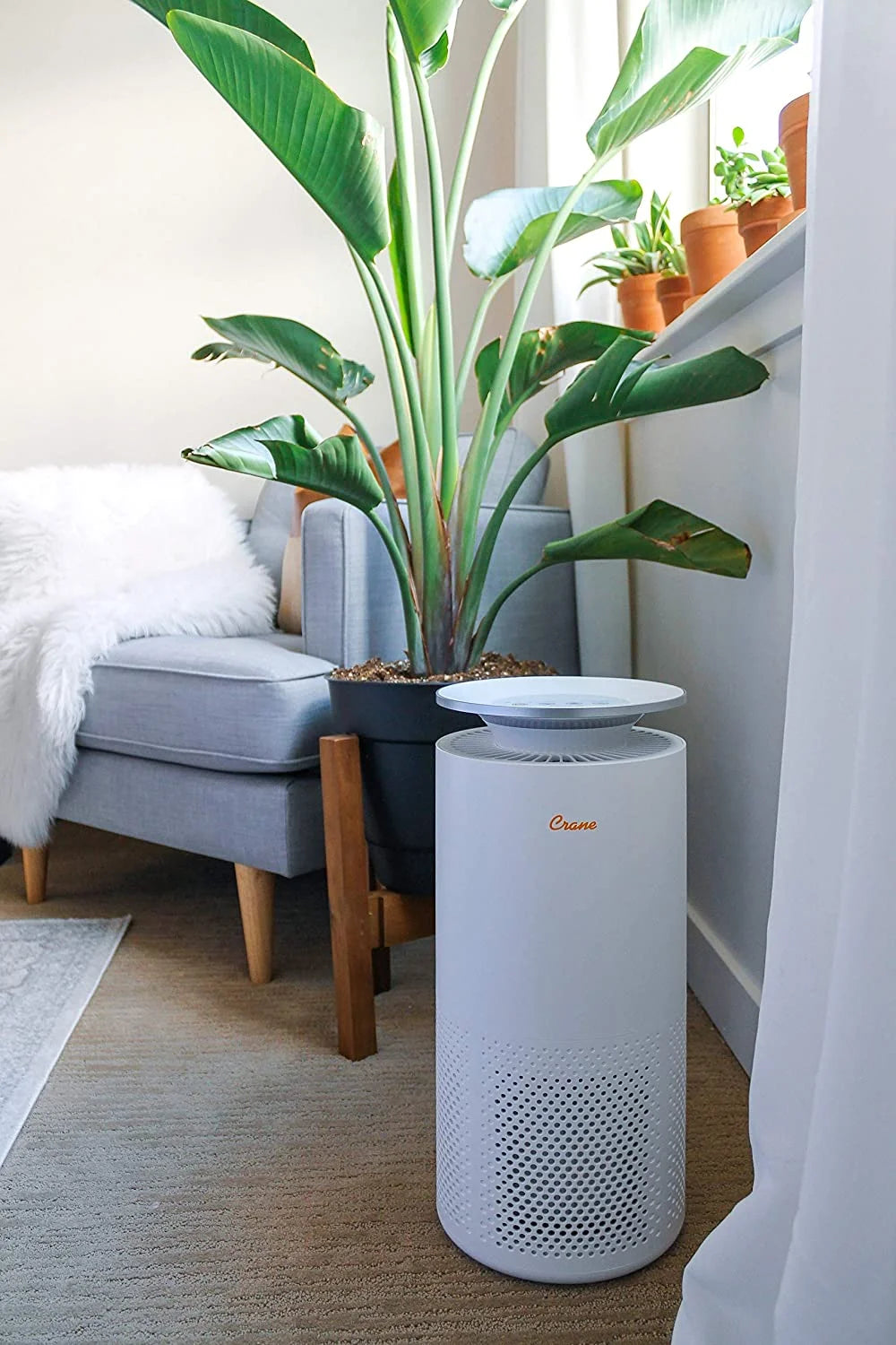 Air Purifier with True HEPA Filter Y88968