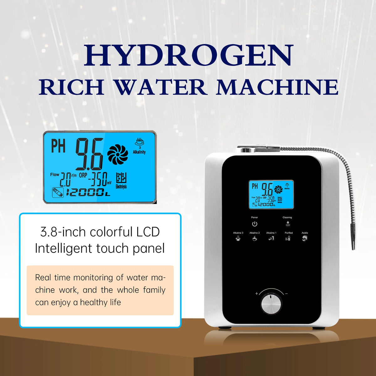 Water Ionizer and Purifier Machine, PH 3-11, 11 Plate Electrode O7535