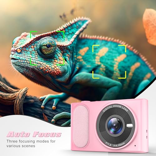 4K UHD 64MP Compact Digital Point and Shoot Camera with 32GB Card G8126