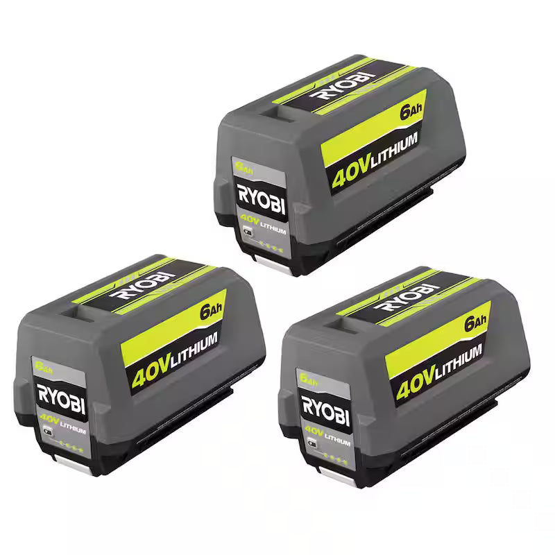 40-Volt Lithium-Ion 6.0 Ah Battery 3-Pack B399452