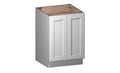 White 2 Door 1 Shelf Base Cabinet O3856