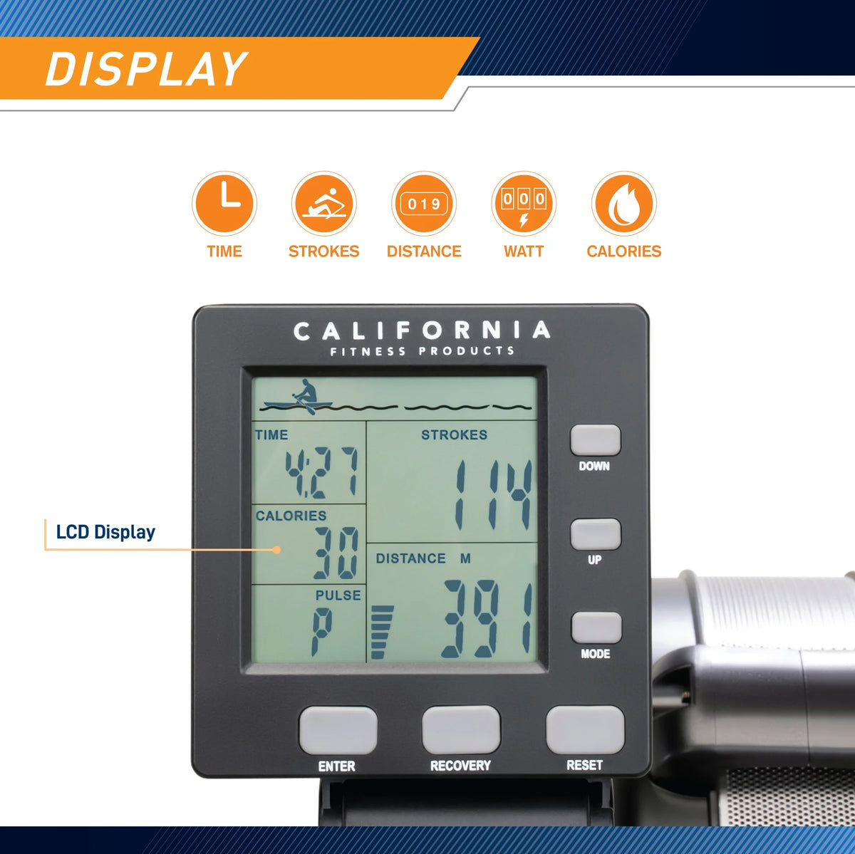 Rowing Machine with Adjustable Air Resistance U66163