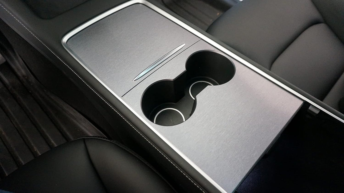 Carbon Fiber Center Console Vinyl Wrap P1179