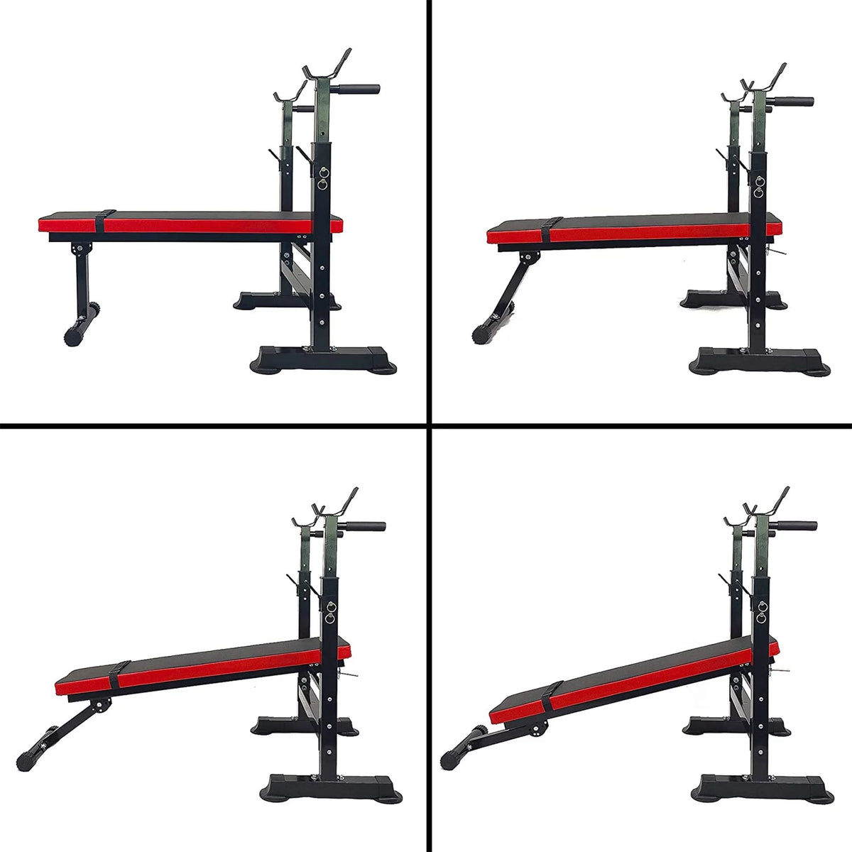 Adjustable Olympic Workout Bench with Squat Rack T15341