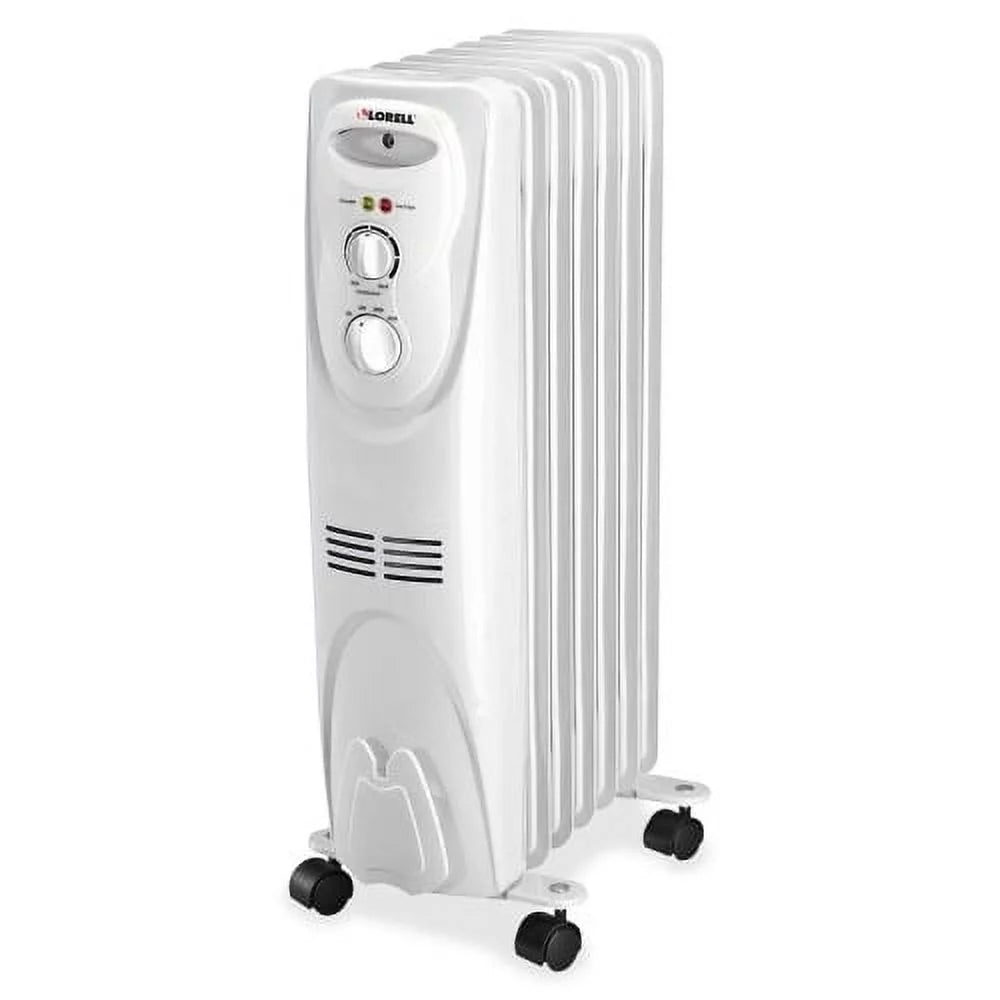 1500 Watt 3-Setting White Oil Filled Electric Heater D82749