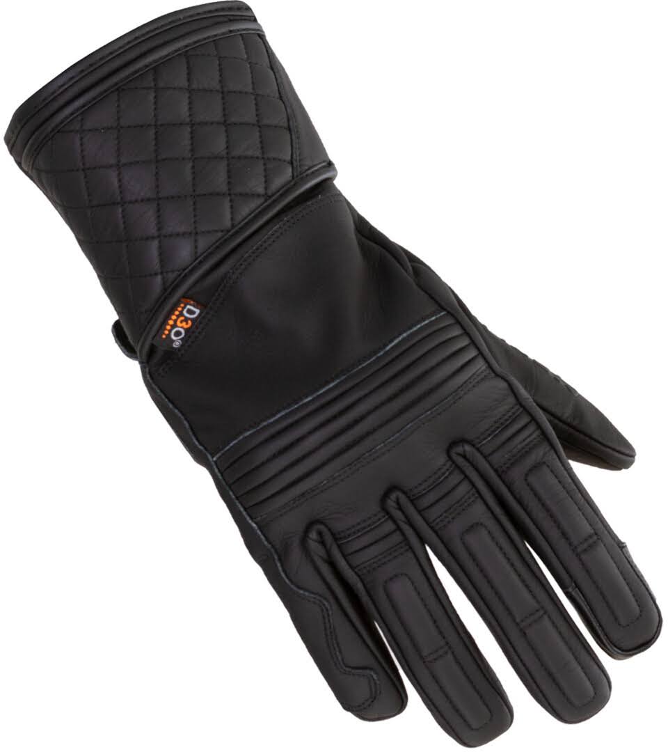 Black Motorcycle Gloves Size XL V7986