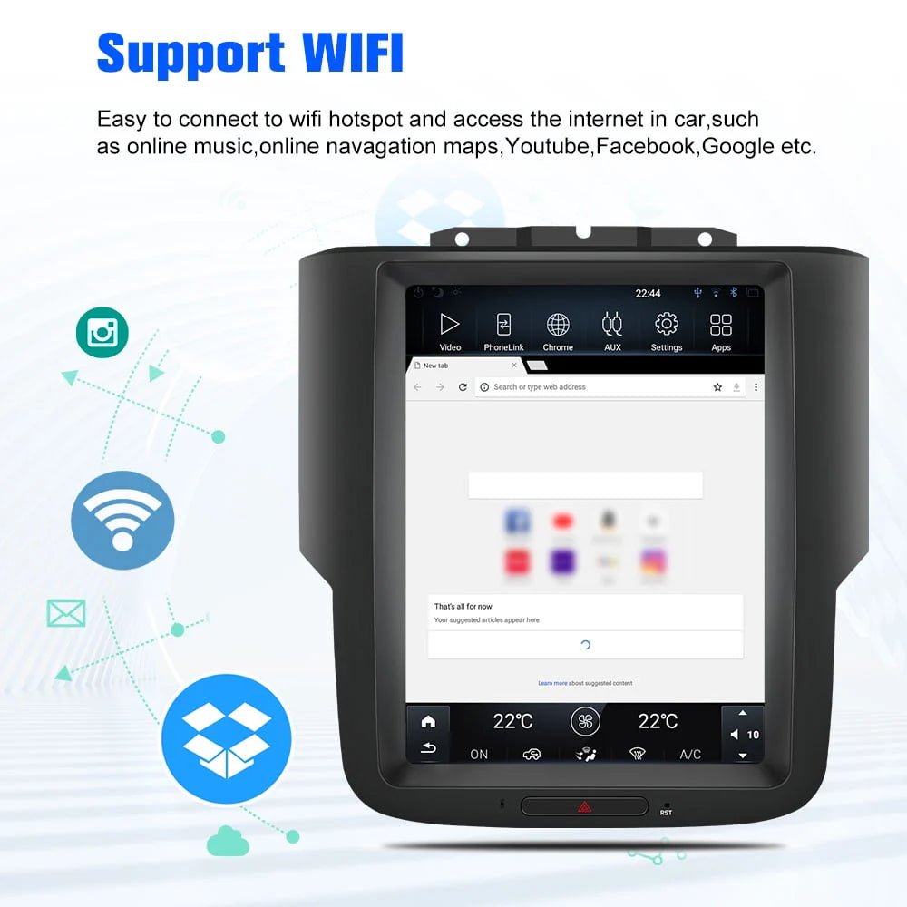 10.4 Inch Touchscreen Car Radio Stereo A6607