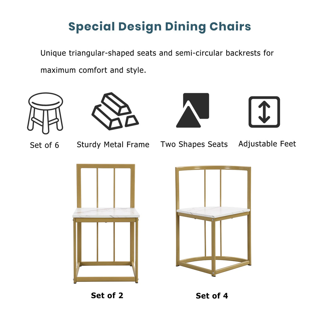 7 Piece Dining Table and Chairs Set Z20048