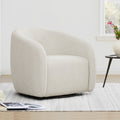 Swivel Upholstered Fabric Accent Chair O8291