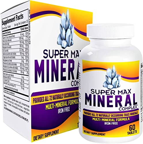 Multimineral Supplement with 72 Trace Minerals 60 Tablets L436