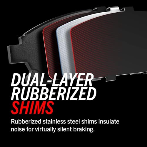 Rear Z17 Ceramic Brake Pads with Hardware Z2534