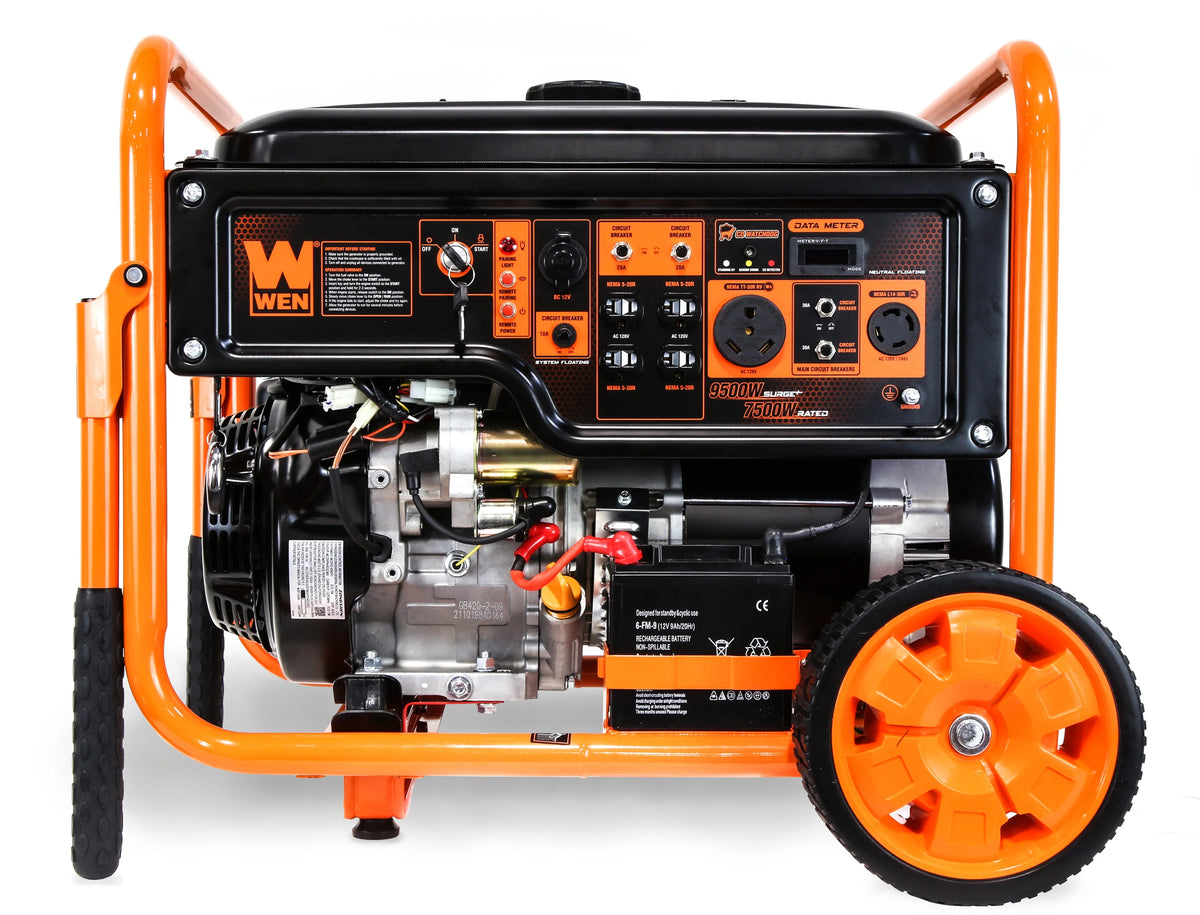 9500-Watt 420cc Portable Generator with Remote Electric Start W7003