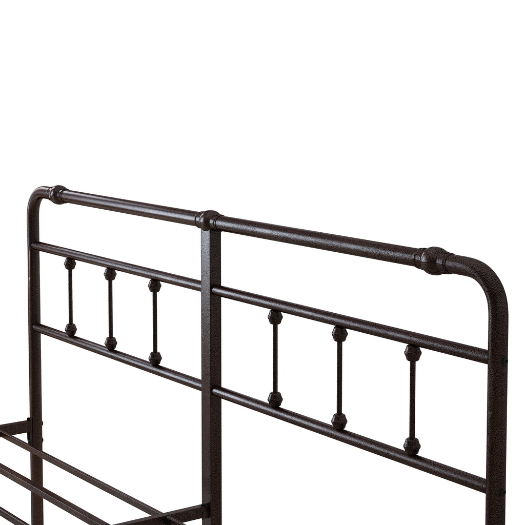 King Size Metal Platform Bed Frame with Headboard/Footboard N16071