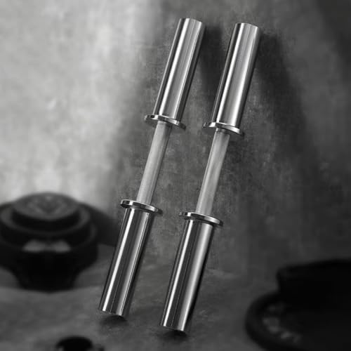 16" Adjustable Dumbbell Handle Pair with Spring Collars I35536