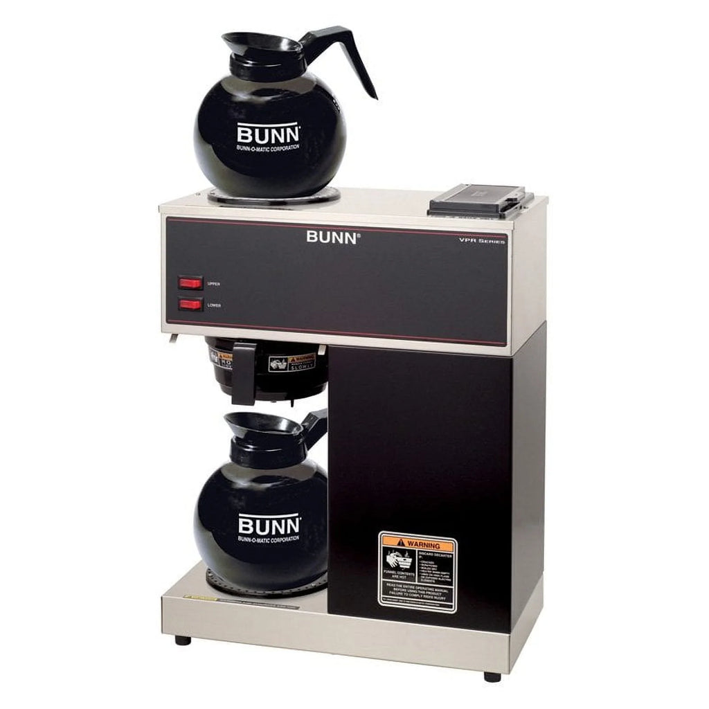 12-Cup Commercial Coffee Brewer with 2 Warmers W9756