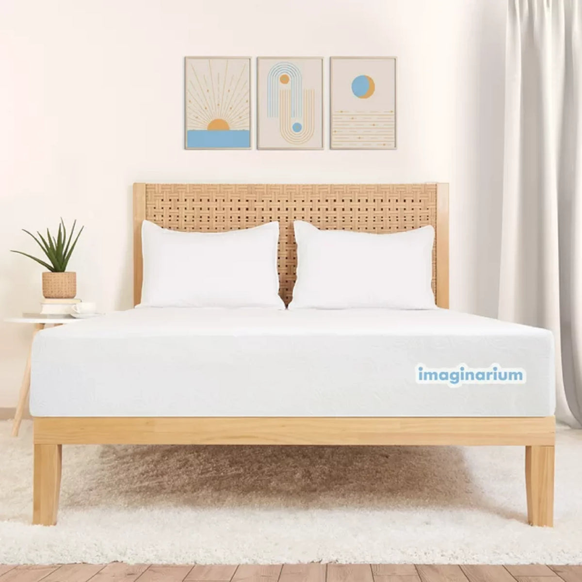 10 Hybrid Memory Foam and Coils Mattress with Antimicrobial Cover, Twin N38289