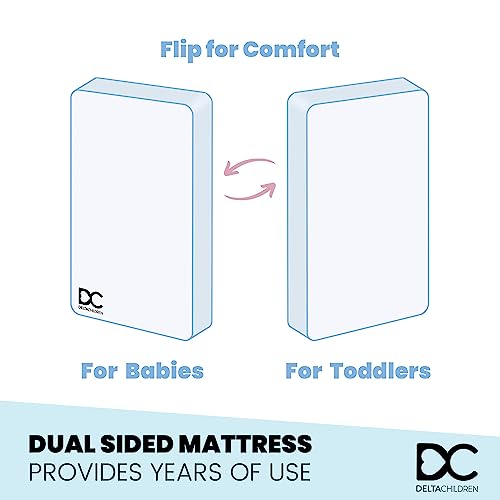Apricot White Breathable Baby Crib & Toddler Mattress X98078