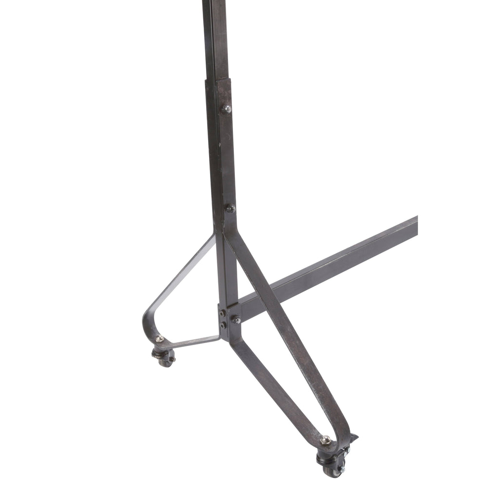 Black Garment Rack with Casters V125609