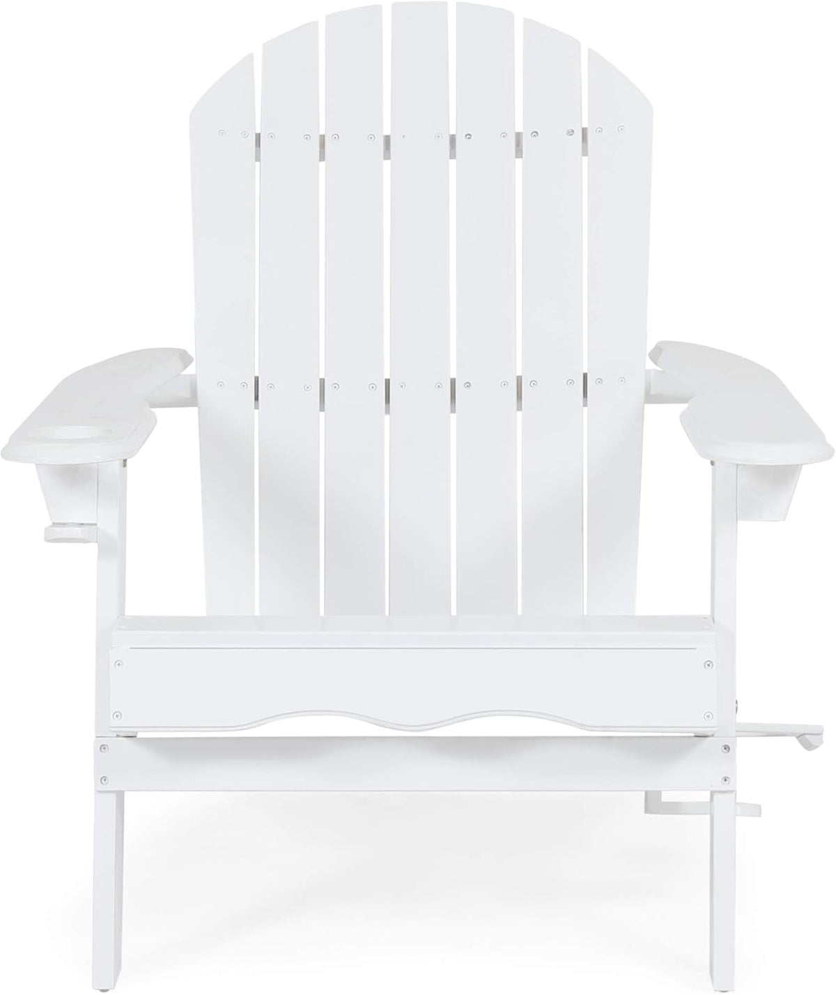 Gray Acacia Wood Folding Adirondack Chair K92791